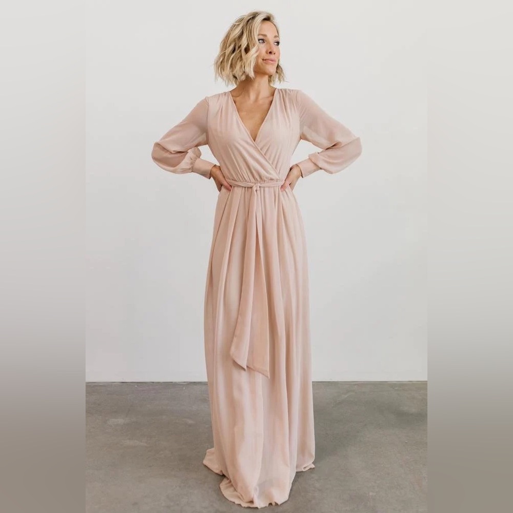 Baltic Born Lydia Maxi Dress XS in Natural